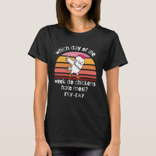 Camiseta Galinhas Roosteiras Piadas Polonês Fazendeiros