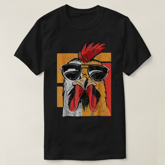 Camiseta Galinhas são como batatas fritas que você não pode (Frente do Design)
