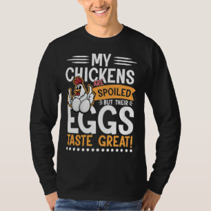 Camiseta Galinhas são Excelente de sabor de ovos estragados