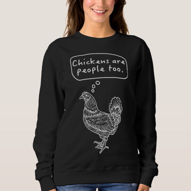 Camiseta Galinhas São Pessoas Também (Frente)