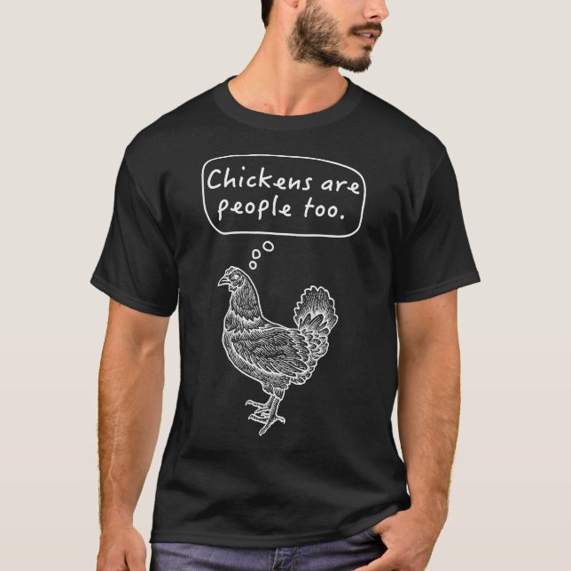 Camiseta Galinhas São Pessoas Também (Frente)