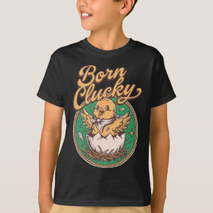 Camiseta Galinheiro Boss Do Rooster Engraçado Nascido Cl