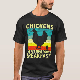 Camiseta Galinheiros Antigos O Animal de Estimação que Faz 