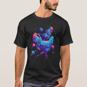 Camiseta Galininhas Espaço Ficção Científica Design Amantes