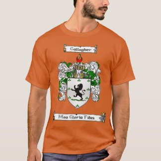 Camiseta Gallagher Family Crest e Motto
