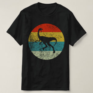 Camiseta gallimimus retro vintage silhueta 70s