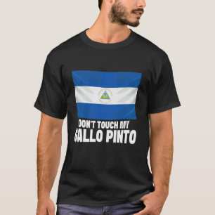 Camiseta Gallo Pinto de Frango da Nicarágua Não Toque Gallo