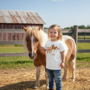 Camiseta Galloping Alphabet Adventure H é para Horse Tee