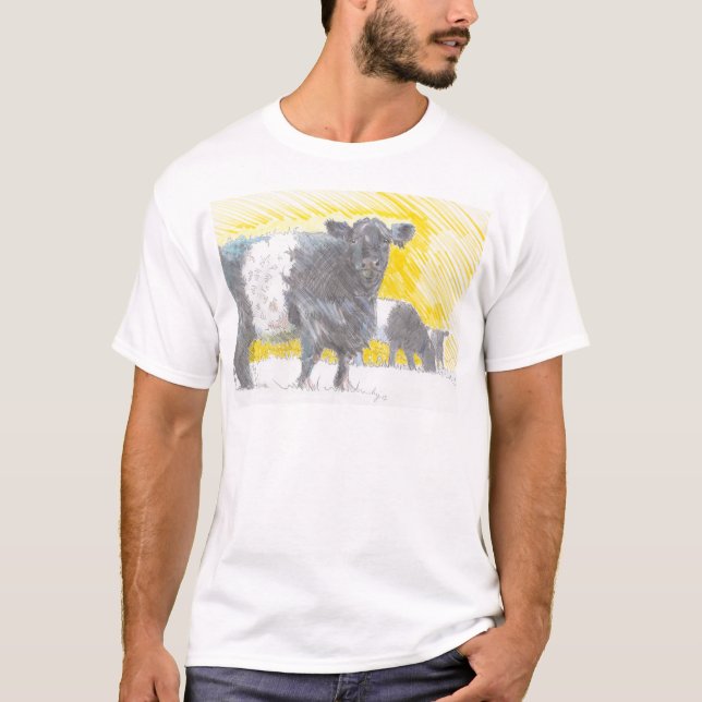 Camiseta Galloway cercado acobarda o desenho (Frente)