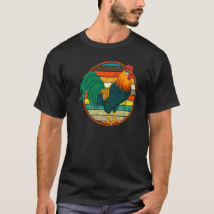 Camiseta Galo Aflito Retro Vintage Fazenda de Frangos Aves