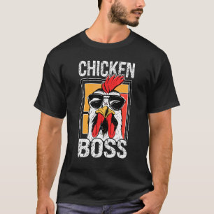 Camiseta Galo Chefão Legal Para Agricultores Ou Camponeses