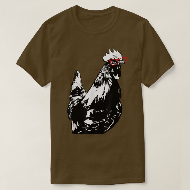 Camiseta Galo com Óculos Farmer De Galinha (Frente do Design)