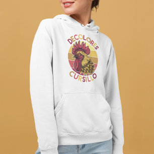 Camiseta Galo Cursillo DeColores com Pôr do Sol Desgastado