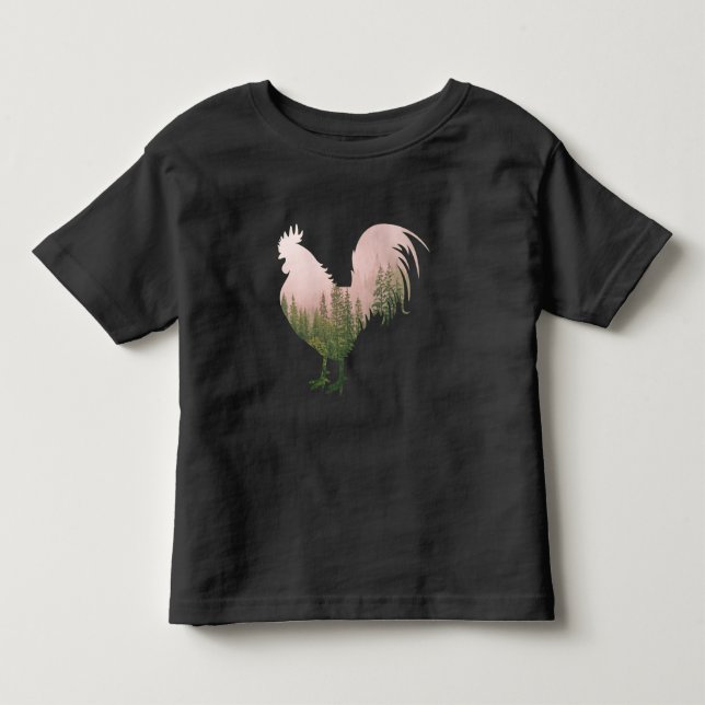 CAMISETA GALO DA NATUREZA ESTILO FLORESTA (Frente)