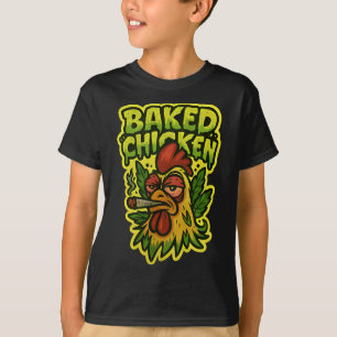 Camiseta Galo de Briga Fumando Maconha Pedra 