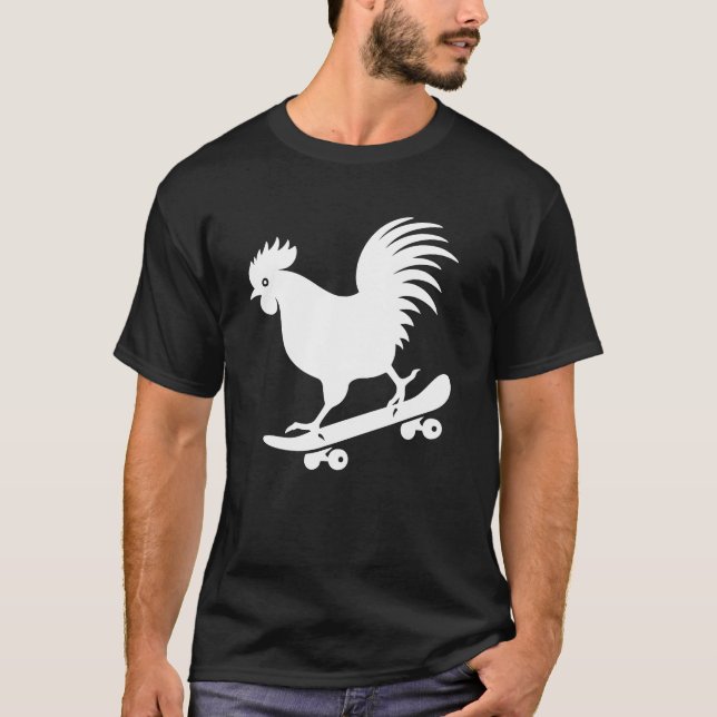 Camiseta Galo de galinha-do-mato-galinha (Frente)