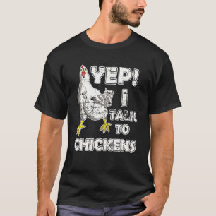 Camiseta Galo de Ideia de Fazendeiro Galinha