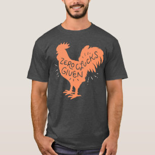 Camiseta Galo Engraçado Galinha Zero Clucanos Administrados