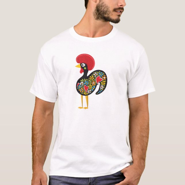 Camiseta Galo famoso de Barcelos Portugal Nr. 07 (Frente)