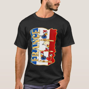 CAMISETA GALO FRANCÊS BANDEIRA FRANÇA