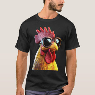 Camiseta Galo Frango Papai Galinheiro Fazenda Pai Papá Gali