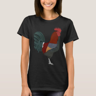 Camiseta Galo Galinha-do-mato-aves-aves-passarinho-do-galin