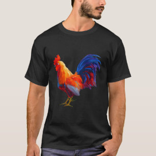 Camiseta Galo Galo de Galo de Galo de Decores do País Roost
