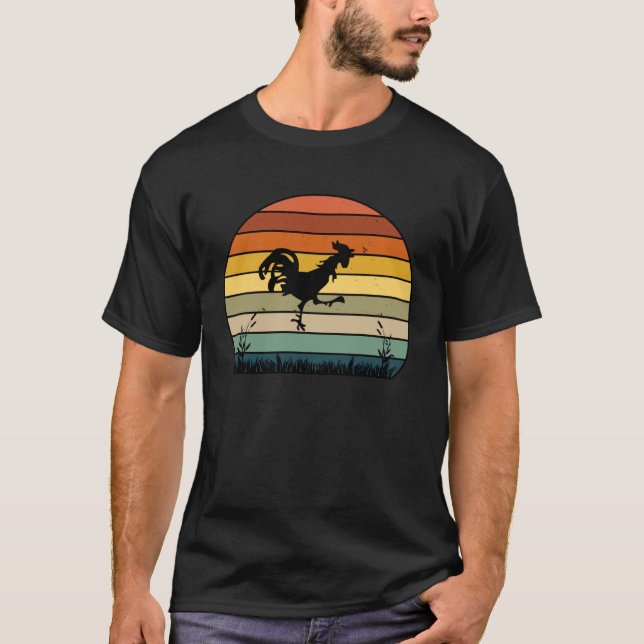 Camiseta Galo Retro Frango Vintage (Frente)