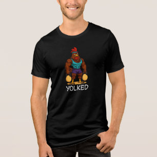 Camiseta Galo Sacudido – Kettlebell Forte e Engraçado de Fr