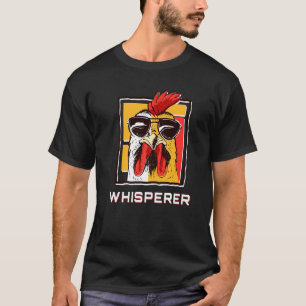 Camiseta Galo Suspiro de Galinha W Óculos Solares Gráfico