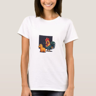 Camiseta Galo Triste e Engraçado Choramingando por Nugget d