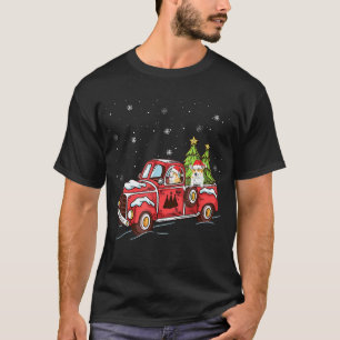 Camiseta Galsh Corgi Ride Red Truck Natal Papai Noel