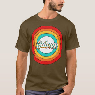 Camiseta Galvan Name Shirt Vintage Galvan Circle