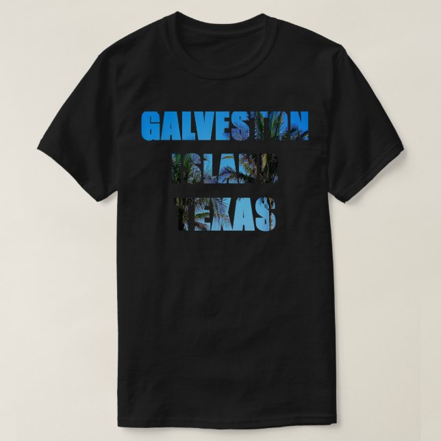 Camiseta Galveston Island Teas s  (Frente do Design)