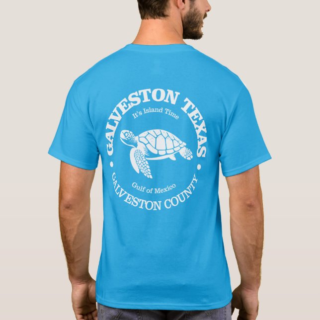 Camiseta Galveston (tartaruga marinha) (Verso)