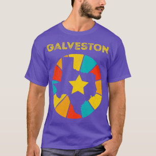 Camiseta Galveston Texas Vintage angustiou Souvenir 1