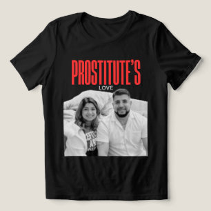 Camiseta Galveston, TX PROSTITUTA'S AMOR DESENHO TENDÊNCIA 