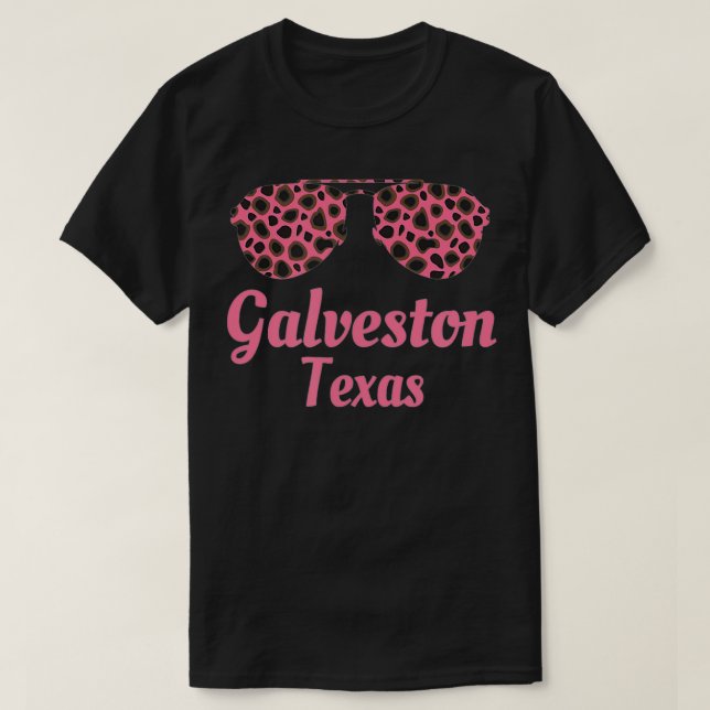 Camiseta Galveston Vacation Beach Souvenir (Frente do Design)