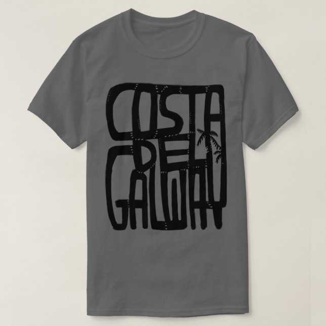 Camiseta Galway Coast Irish Summer Engraçado Galway (Frente do Design)
