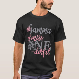 Camiseta Gama Da Pequena Senhorita Família De primeiros ani