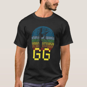 Camiseta Gama de vídeo Concsole do Bit da Máquina de Jogos 