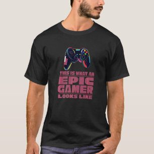 Camiseta Gama de vídeo de rede para Geek de jogos Epic Game