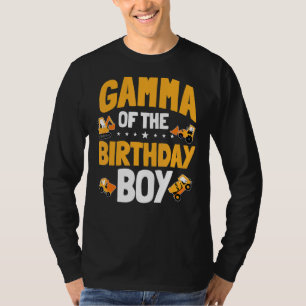 Camiseta Gama Do Aniversário Da Construção De Meninos