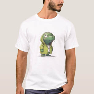 Camiseta Gama Humorística Adorável e Cuta Crocodilo