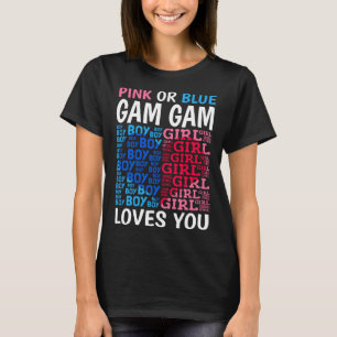 Camiseta Gama Rosa Ou Azul Te Ama O Gênero Reveal Bebê