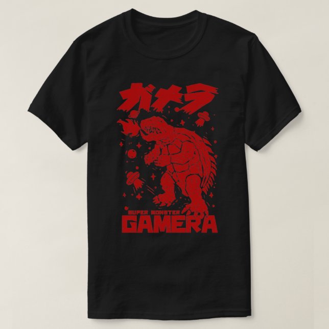 Camiseta gama super monstro (Frente do Design)