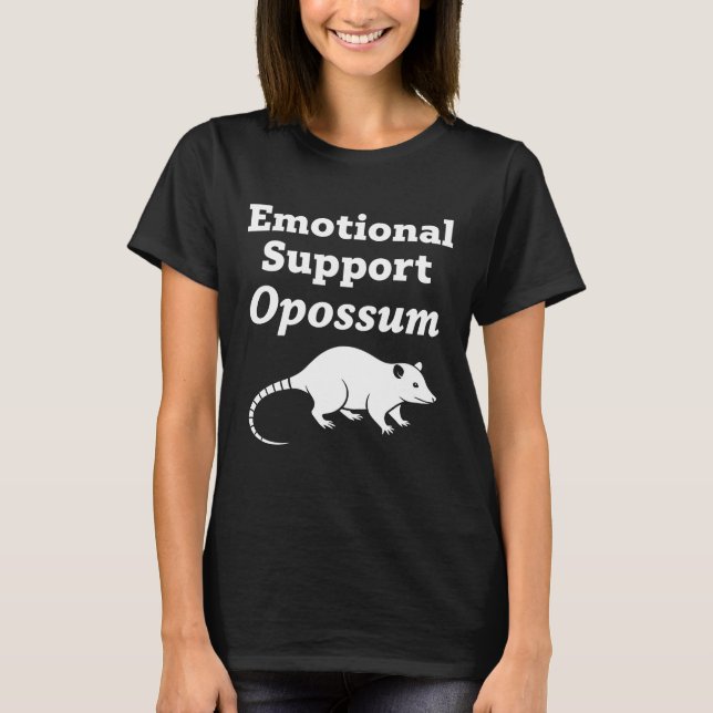 Camiseta Gambá de Apoio Emocional (Frente)