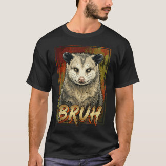 Camiseta Gambá Engraçado Bruh ns Homens Possum