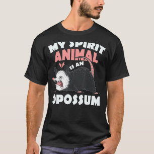 Camiseta Gambá Engraçado  Para Homens Mulheres Espirito Pos