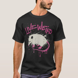 Camiseta Gambá Estranho ao Vivo Engraçado